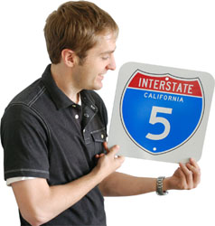 California Interstate 5 Sign