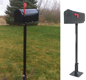 Flexible Steel Post for Mailbox