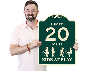 Slow Kids at Play Sign