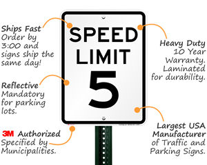Speed Limit Sign Features