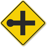 Road Intersection Symbol Sign