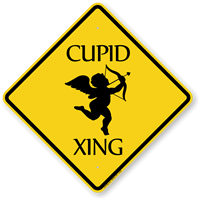 Cupid Xing Traffic Sign