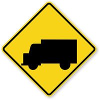 Truck Crossing - Traffic Sign