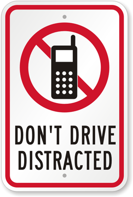 Distracted driving upgrades for new cars - Traffic Sign Blog