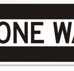 The quiet evolution of the one way sign
