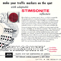 Stimsonite magazine spread on road reflectors