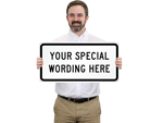 Customized Horizontal Traffic Safety Signs Template