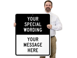 Customized Split Signs Template
