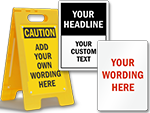 Custom Plastic Signs