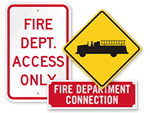 Fire Department Signs