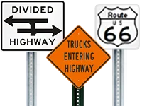 Highway Road Signs