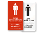 Men's Locker Room Signs
