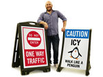 Portable Parking Lot Signs – In Stock Designs