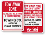 Tow Away Zone
