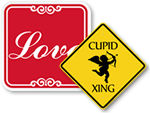 Valentine's Day Holiday Signs
