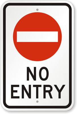 No Entry With Symbol Sign Do Not Enter Sign At Lowest Prices Sku K 7648