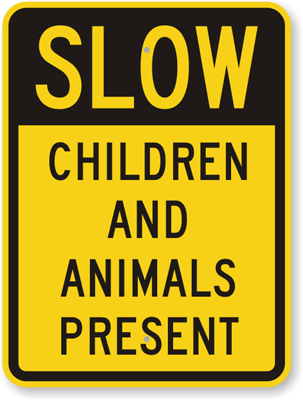 1950s Children Playing Sign