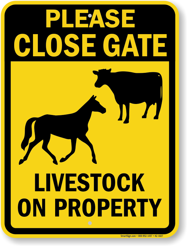 Shut the gate sign Keep to Footpath WAY MARKER 2 PACK LIVESTOCK IN FIELD SIGNS 