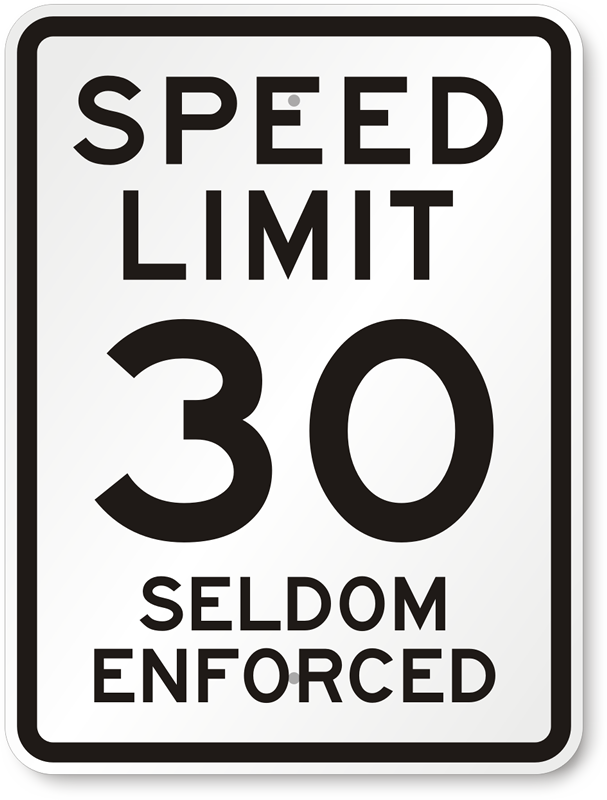 thumbnail image 2 of SPEED LIMIT 200 MPH – 9x12 Inch Aluminum Sign – Novelty Road And Street Sign, Made In USA 2 of 4