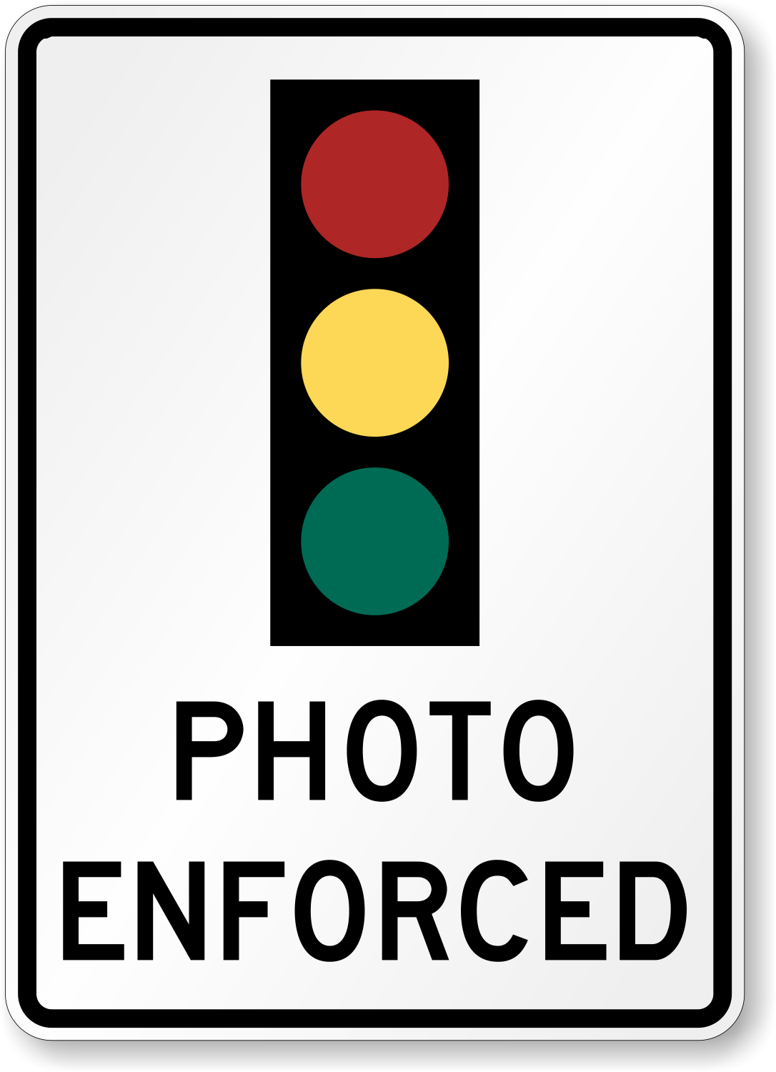 Traffic Signal Photo Enforced - X-R10-18a, SKU: X-R10-18A