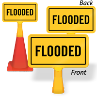 Flooded ConeBoss Sign