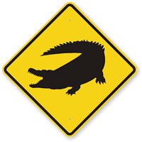 Crocodile Symbol - Animal Crossing Sign