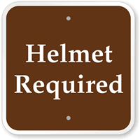 Helmet Required Personal Protective Equipment Sign