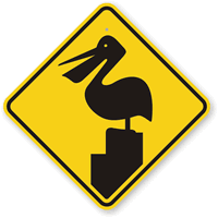 Pelican Crossing Sign