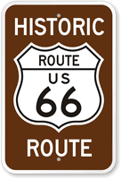 Novelty Route 66 Sign