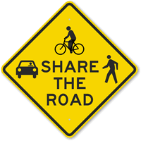 Share The Road Sign