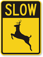 Slow Sign With Graphic