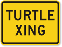 Turtle Xing Sign