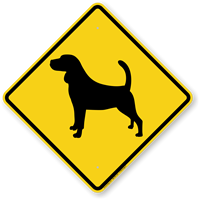 Beagle Symbol Guard Dog Sign