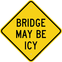 Bridge May Be Icy Warning Sign