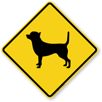 Chihuahua Symbol Guard Dog Sign