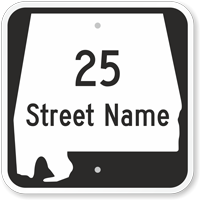 Custom Alabama Highway Sign