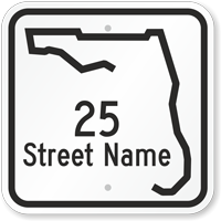 Custom Florida Highway Sign