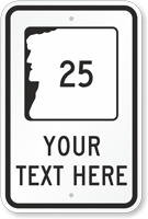 Custom NH Route 28 Highway Sign