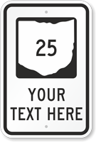 Custom Ohio Highway Sign