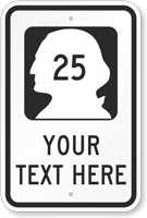 Custom Washington Highway Sign