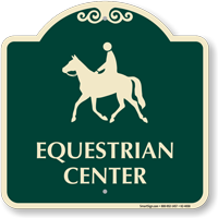 Equestrian Center Signature Sign