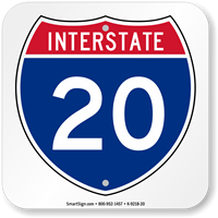 Interstate 20 (I-20)Sign