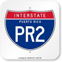 Puerto Rico Interstate PR-2 Sign