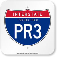 Puerto Rico Interstate PR-3 Sign