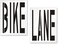 Bike Lane Stencil Kit
