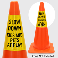 Slow Down Kids And Pets At Play Cone Collar