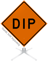 Dip Roll-Up Sign