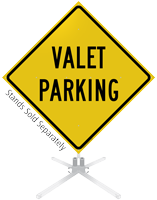 Valet Parking Roll-Up Sign