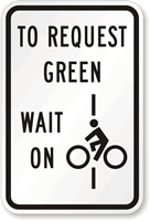 To Request Green Wait On Line Sign Symbol