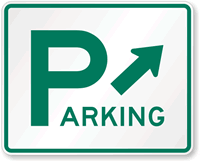 Parking Right Arrow Symbol